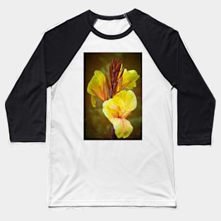 Yellow Lilies - Canna Lilies Baseball T-Shirt